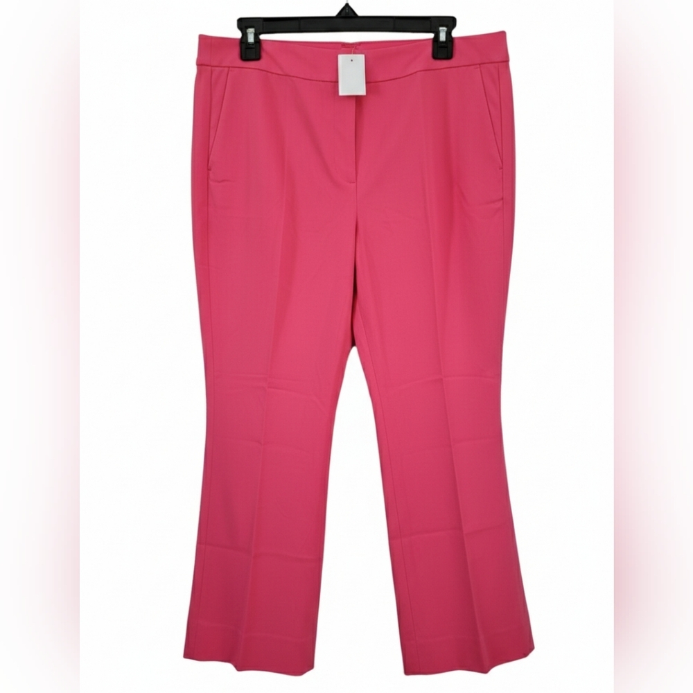 J. Crew Pink Straight-Leg Pants